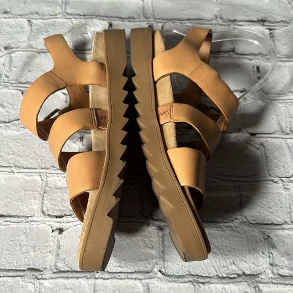 Madewell Addie Sandal Desert Camel Tan size 8 1/2 leather sandals - Picture 5 of 16